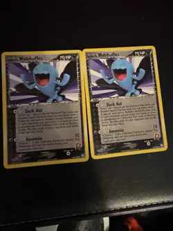 Pokemon TCG Rockets Wobbuffet 47/109 Regular (Lot Of 2) - Image 1