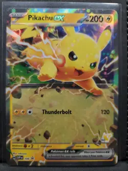 Pikachu ex | SVP 106 | Pokemon Battle Academy 2024 Promo ✨ - Image 1