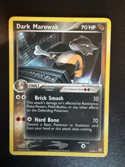 Dark Marowak 7/109 Team Rocket Returns Rare Non Holo Pokemon TCG - Image 1