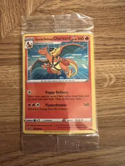 SEALED Pokemon Special Delivery Charizard SWSH075 Sword & Shield Promo - Image 1