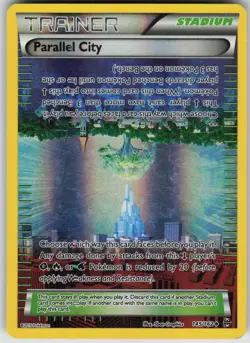 Pokemon TCG Parallel City Uncommon Reverse Holo XY - BREAKthrough 145/162 - Image 1