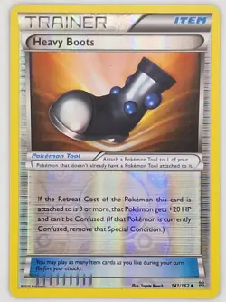 Heavy Boots 141/162 Pokemon - Reverse Holo XY Breakthrough MP - Image 1