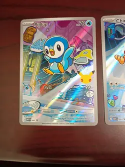 Pokemon 25th Anniversary First Partner Promo Set: Turtwig Chimchar Piplup NM - Image 2