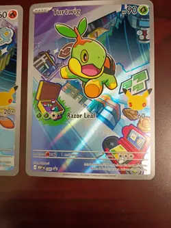 Pokemon 25th Anniversary First Partner Promo Set: Turtwig Chimchar Piplup NM - Image 4