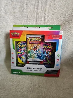 Pokemon First Partner Illustration Collection Series 1 Promo Box - Image 1