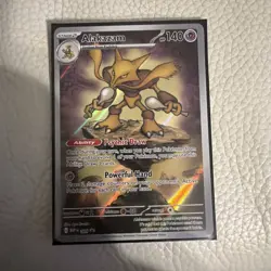 Alakazam MEP 009 Pokemon Black Star Promo Mega Evolutions Holo Rare Near Mint - Image 1