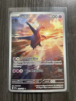 Latios 203/191 Holo Pokemon Surging Sparks Illustration Near Mint Condition - Image 1