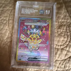 Pokemon Pikachu EX Mega Dream EX SAR Holo Special Art Rare 234/193 TAG 2023 - Image 1