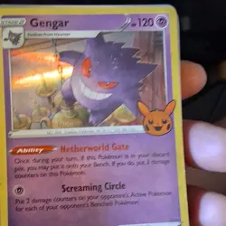 Pokemon Gengar Trick or Trade 066/196 Holo Rare Stage 2 120HP Netherworld Gate - Image 1