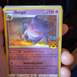 Pokemon Gengar Trick or Trade 066/196 Holo Rare Stage 2 120HP Netherworld Gate - Image 3