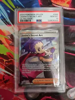 2024 Pokemon SFA Janine's Secret Art Ultra Rare PSA 10 88/64 - Image 1
