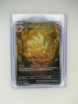 Ninetales 199/197 Illustration Rare Pokemon Obsidian Flames ENG NM - Image 3