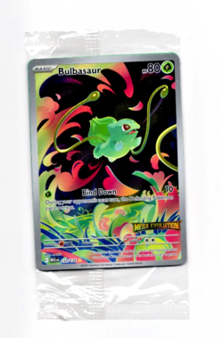 Pokemon Mega Evolution BULBASAUR 133/132 Stamped Promo Illustration Rare MINT-NM - Image 1
