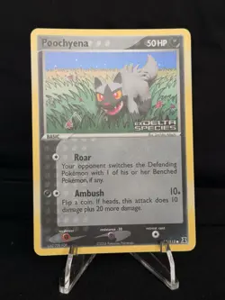 *STAMPED* Pokemon Poochyena 79/113 EX Delta Species Reverse Holo - Image 4