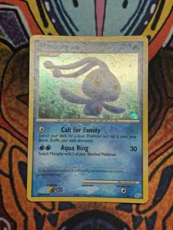 Manaphy 4/12 DP Trainer Kit Manaphy Lucario Holo Pokemon 1c Start Auctions! - Image 1