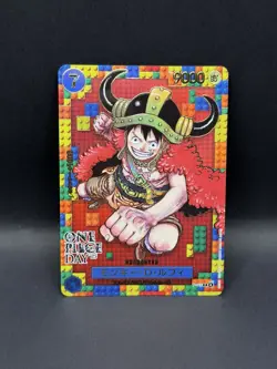 Monkey.D.Luffy P-110 LEGO PROMO One Piece Day 25 Promotion Japanese Foil Bandai - Image 1
