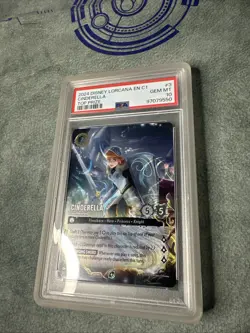 2024 DISNEY LORCANA EN-C1 TOP PRIZE #3 CINDERELLA - STOUTHEARTED PSA 10 - Image 4