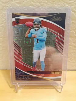 2025 Panini Absolute - Rookies Cameron Ward #111 Red Squares /850 (RC) Free Ship - Image 1