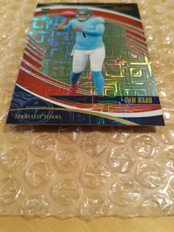 2025 Panini Absolute - Rookies Cameron Ward #111 Red Squares /850 (RC) Free Ship - Image 3