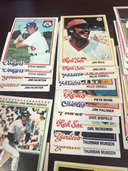 1978 Topps Baseball HOF Lot of 55 EX - Image 2