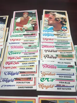 1978 Topps Baseball HOF Lot of 55 EX - Image 4