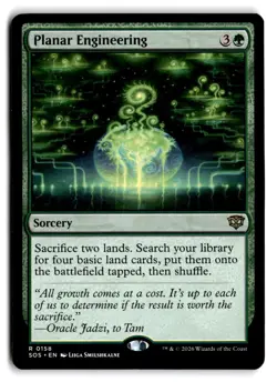 Planar Engineering - NM Near Mint - SOS Secrets of Strixhaven # 158 - MTG Magic - Image 1