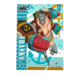 S4070 Franky No.17 Japanese One Piece Movie Stampede Promo Clear Card - Image 1