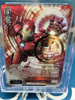 Iron Man Weiss Schwarz Marvel (2021) Graded CGC Pristine 10 Marvel-S89-036MR - Image 2