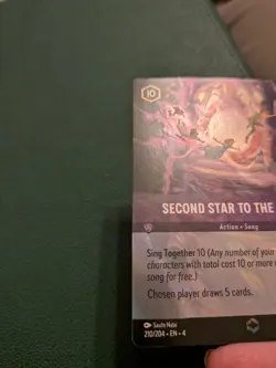 Second Star to the Right- Enchanted Holo 210/204 Disney Lorcana - Image 4