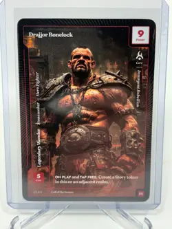 Wonders of The First Call Of The Stones Drajjor Bonelock Mythic Legendary CLA-01 - Image 1
