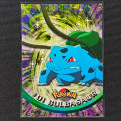Bulbasaur - #01 - Non Holo - Black Label - Topps Series 1 - Pokemon Card - NM/M - Image 1