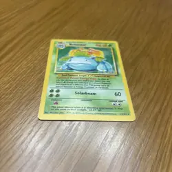 1999 Pokemon Game Base Set #15 Venusaur Holo Rare - Image 4