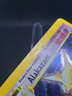 Pokemon TCG Alakazam 1/130 Base Set 2 Holo Rare WOTC Vintage - Image 4