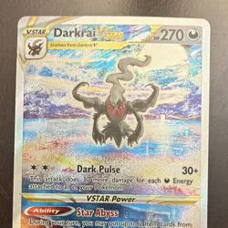 Pokemon Darkrai VSTAR GG50/GG70 Crown Zenith Galarian Gallery Ultra Rare Holo - Image 1