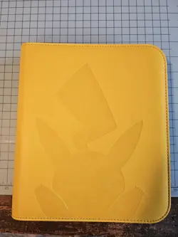 Pikachu Pokemon Card Zip Binder - Image 1