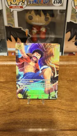 Monkey.D.Luffy OP15-119 SEC - One Piece TCG - English Card Near-Mint Secret Rare - Image 3