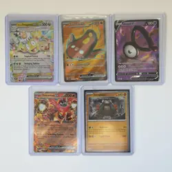 Pokemon Card Lot (5 Cards) - Vintage Modern Hyper Ultra IR SIR Reverse Holo Rare - Image 1