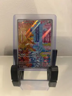 Pokemon Deerling TCG S & v Temporal Forces Holo Illustration Rare Card 165/162 - Image 1