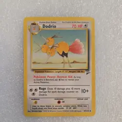 Pokemon Dodrio Base Set 2 37/130 Uncommon 70 HP Regular English Card - Image 1