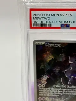 Pokemon TCG: Mewtwo 052 Sv: Scarlet & Violet Promo Cards Holo PSA 8 - Image 2