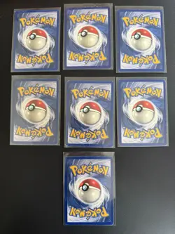 x7 Base Set Shadowless Non Holo Bundle Pokemon Cards 1999 WOTC Pokemon TCG LP - Image 2