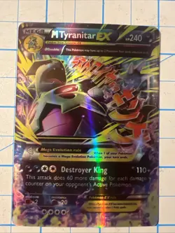Custom M Tyranitar Ex Fun Fan Art (Custom Made Card) Pokemon Card - Image 1