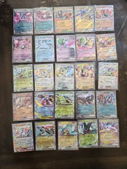 Pokemon Tcg EX Lot Of 125 Japanese EX Cards NM/M 151 MEGA DREAM - Image 1