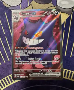 Pokemon Gengar ex 193/162 S & V Temporal Forces Holo Ultra Rare Card - NM - Image 1