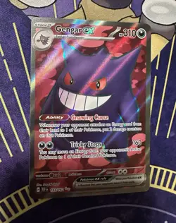 Pokemon Gengar ex 193/162 S & V Temporal Forces Holo Ultra Rare Card - NM - Image 2