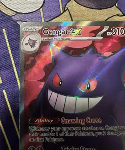 Pokemon Gengar ex 193/162 S & V Temporal Forces Holo Ultra Rare Card - NM - Image 4