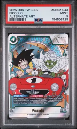 Dragon Ball Super Card Game - Piccolo SB02-043 Alternate Art Foil Super Rare PS… - Image 1