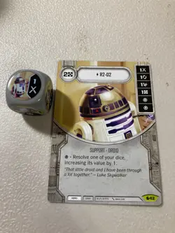 Star Wars Destiny Spirit Of Rebellion Card & Die #42 R2-D2 - Image 1