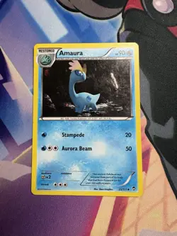 Pokemon TCG 2014 XY Furious Fists Card -- Amaura 25/111 Cosmos Holo - Image 1