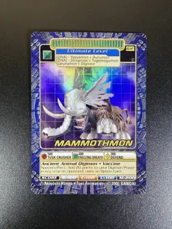 Digimon Mammothmon BO-147S Card 2000 Digi-Battle Series 3 Bandai Holo Nm/M - Image 1